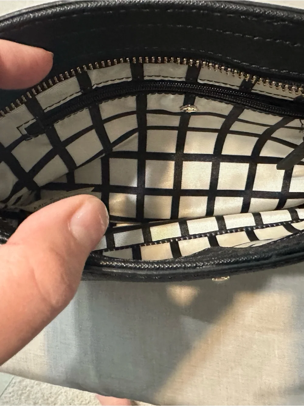 kate spade New York Black Leather Crossbody Bag